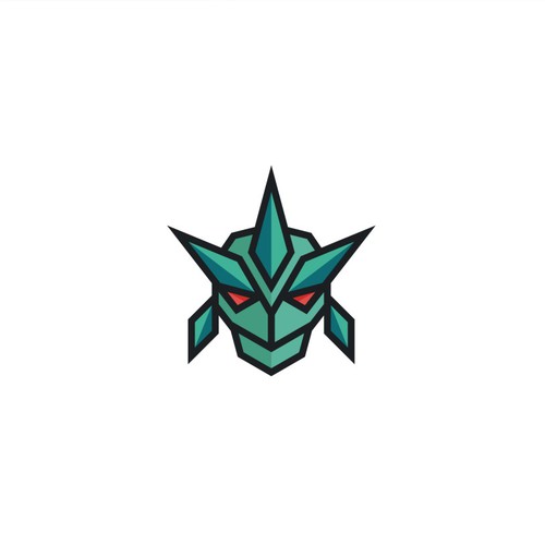 Geometric Mascot Logo design for Cannatron