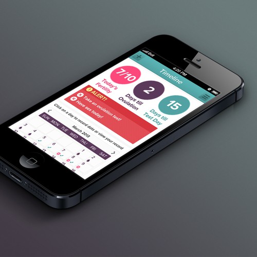 Mobile App Design for Women's Health Company