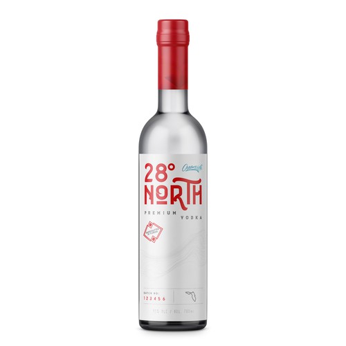 Vodka label