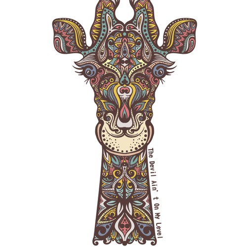 Bohemian Giraffe Shirt