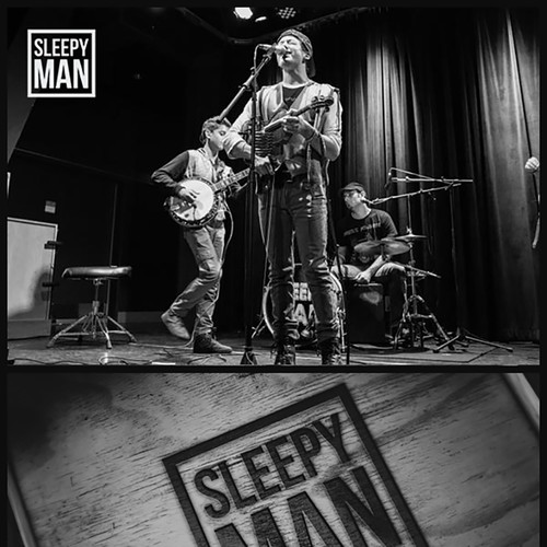 Logo for a Sleepy Man band