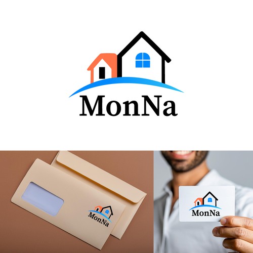 MonNa Real Estate & Mortgage Logo Design