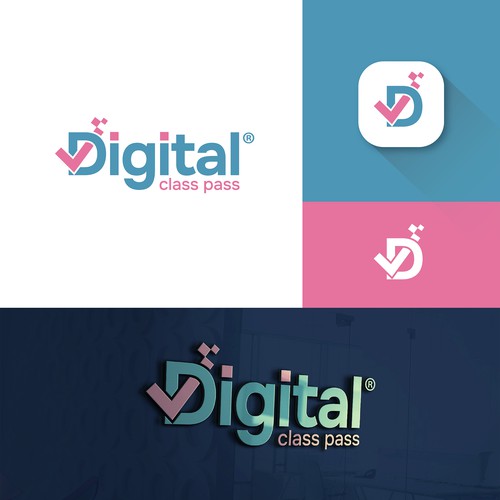 Logo Concept for Digital Class Pass