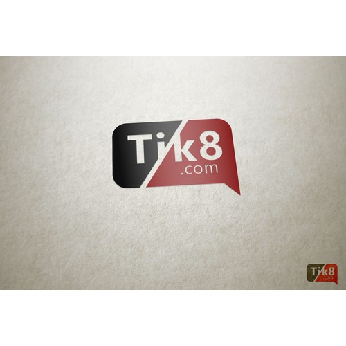 Create an innovative logo for ticket sale website Tik8.com