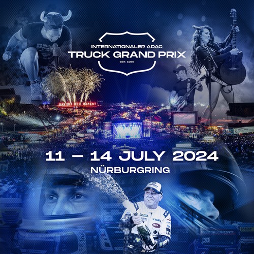 Event Poster for a Truck Grand Prix