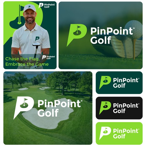 Pinpoint Golf Logo Design