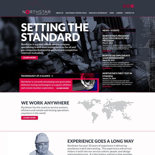 Northstar Downhole Technologies Web Design