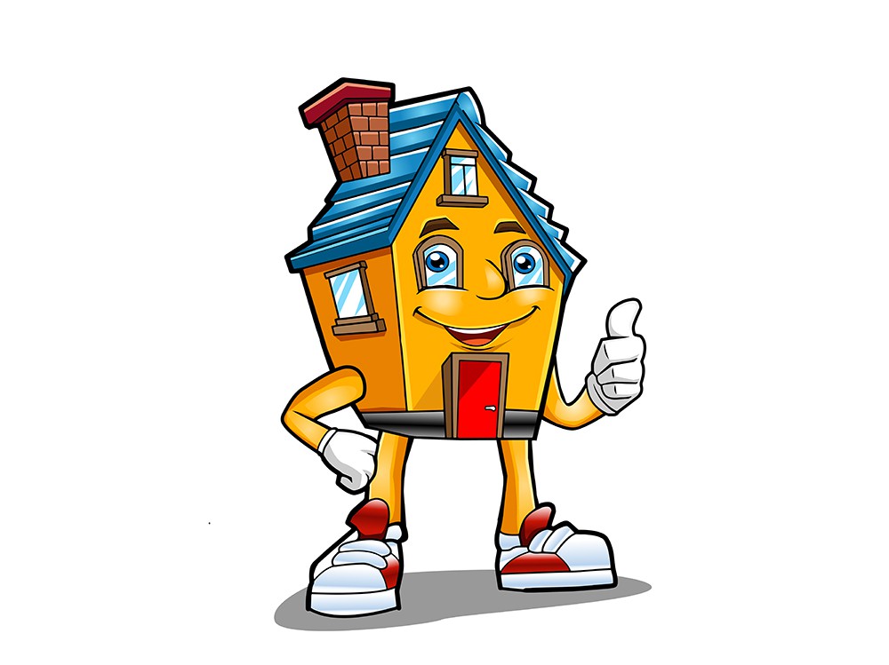 Bring my house to life! I need a life-like house character logo!