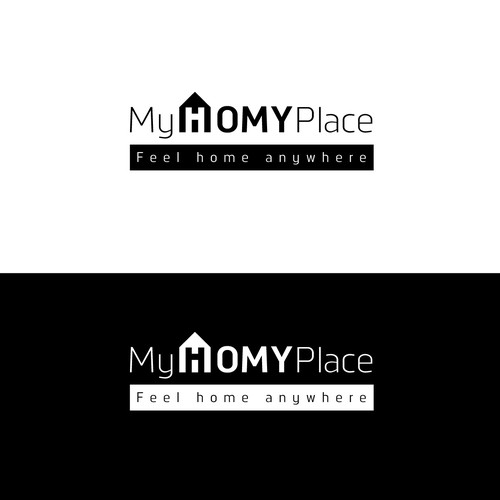 Logo concept for interior design studio MyHOMYplace