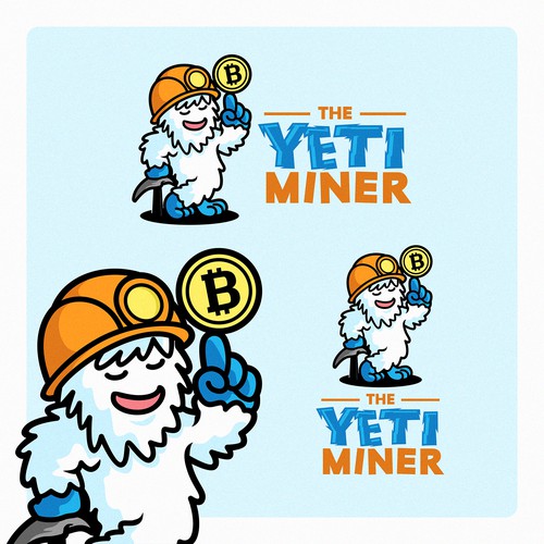Yeti Cartoon Logo