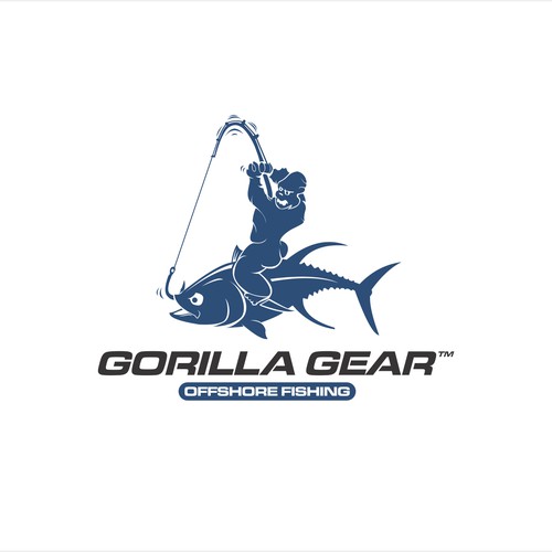 The Gorilla Gear Challenge - design for upstart apparel company for fishing enthusiast