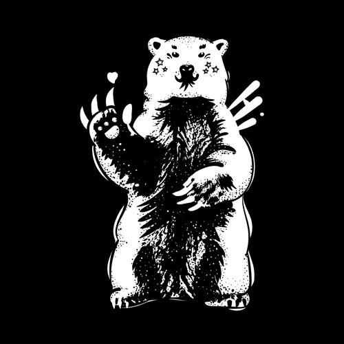 Bear for T-shirt