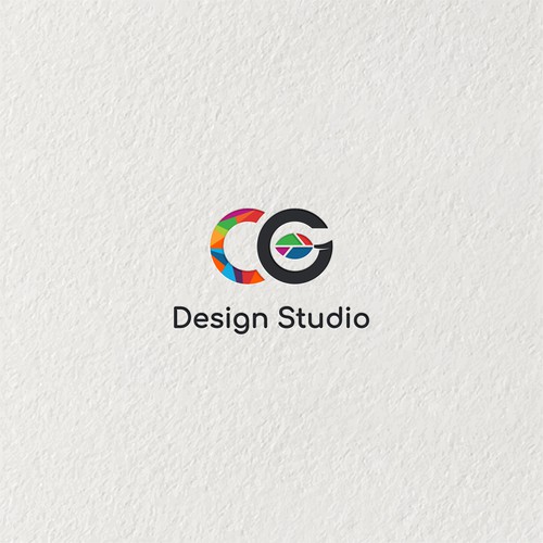 Colourful logo for CG design studio