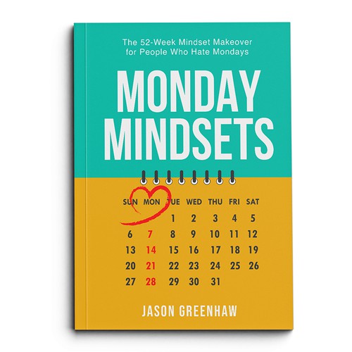 MONDAY MINDSETS, Motivational Book Cover Design