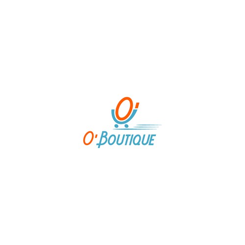 Logo design for brand store that's called " O'Boutique "