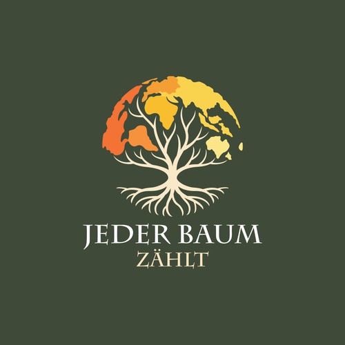 Tree logo for reforestation company