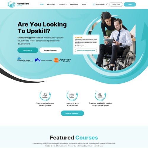 corporate custom website