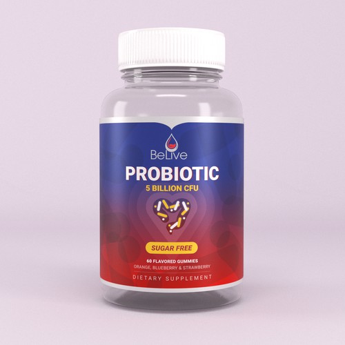 Label for Probiotic Gummies