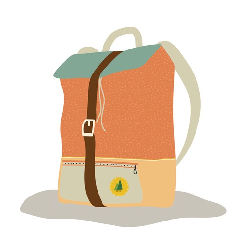 Backpack Illustration