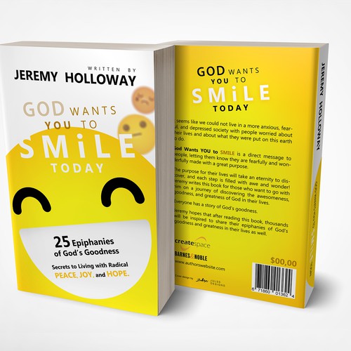 God wants YOU to SMILE today #2 | Book cover design