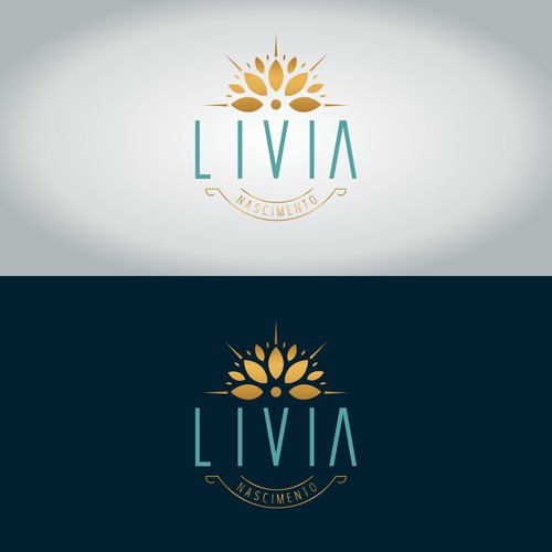 Charming logo concept for cosmetic brand