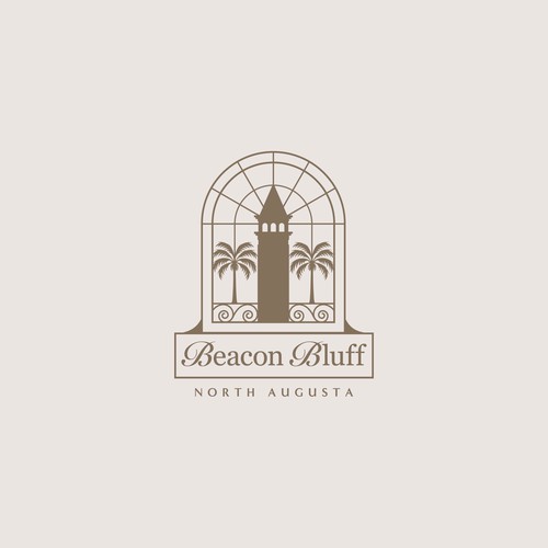 "Beacon Bluff": Upscale Mixed-Use Real Estate Development Logo