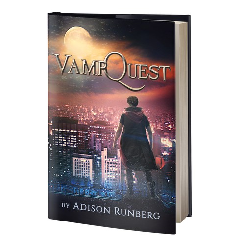 VampQuest book cover design