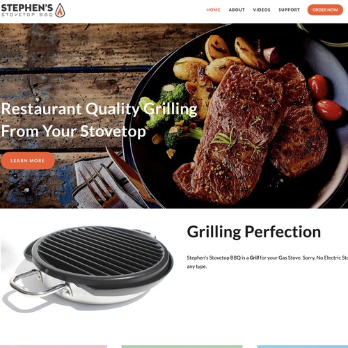 Stephen's BBQ E-Commerce Site
