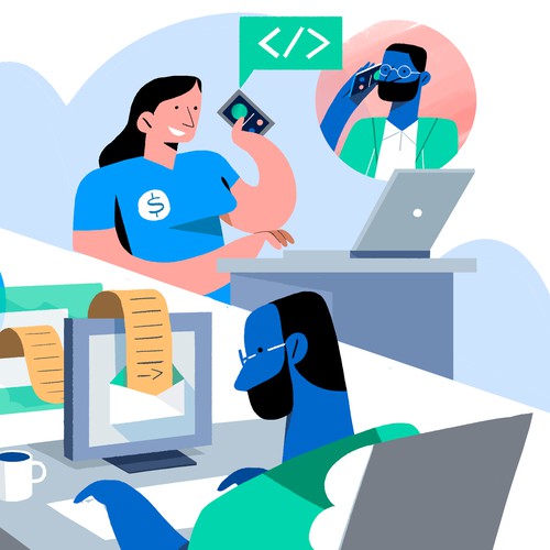 Brand Identity Illustration