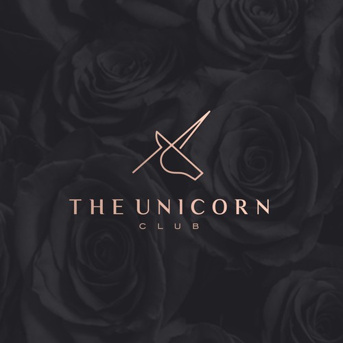 Line art design "Unicorn" 