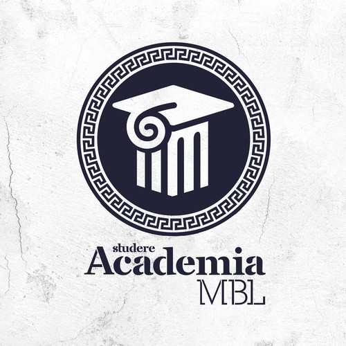 Greek logo for a political school