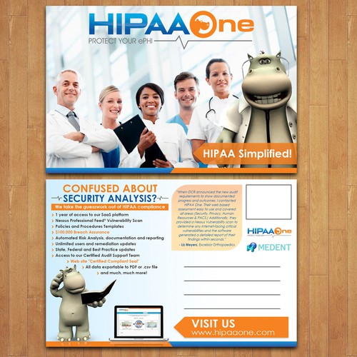 HIPAA One and MEDENT Need a Postcard!