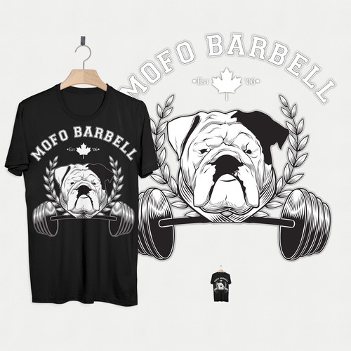 Shirt Design for a Barbell Club