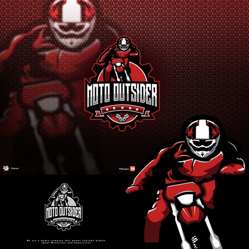Logo Design for Moto Outsider