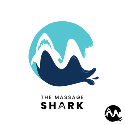 The Massage Shark - Fun and Simple Shark Design for Massage Therapy