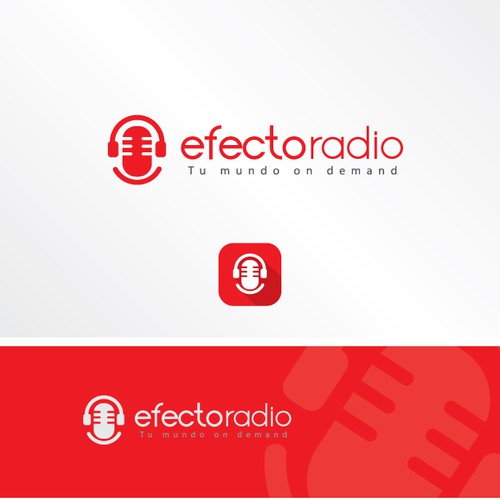 CREA EL LOGOTIPO PARA UNA APP DE RADIO ON DEMAND