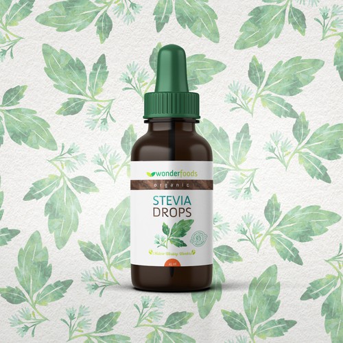 Stevia product packaging