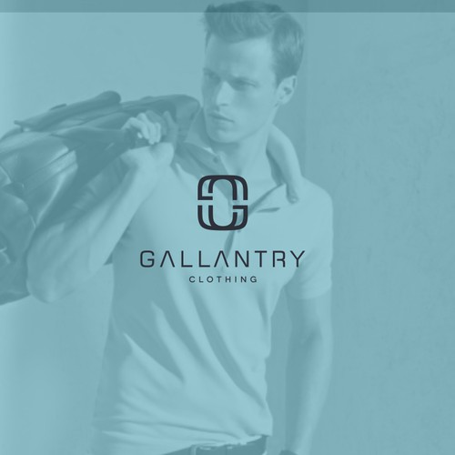 Logo for a youthful male clothing range.