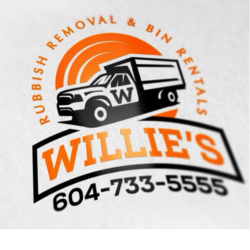 Modern logo for Local Rubbish Removal company 