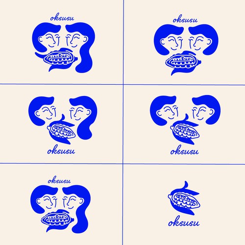 Playful logo for oksusu restaurant - winning design