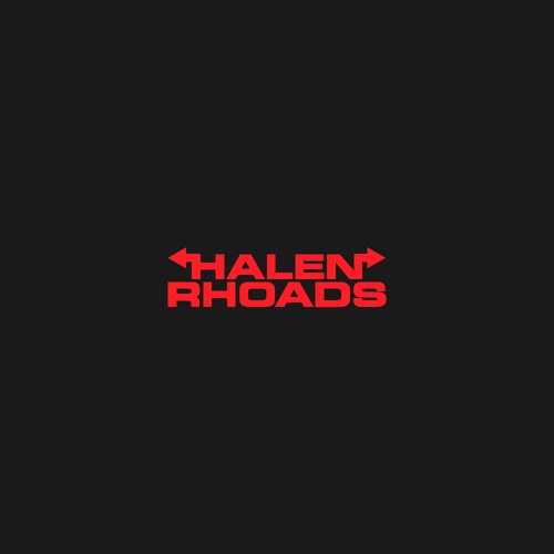a cold logo concept for halen rhoads records