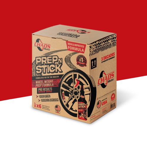 Chaos Moto - Prep n Stick Cardboard box