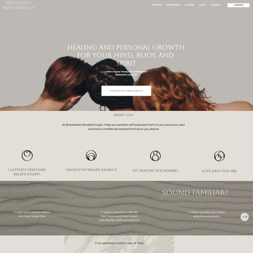 Trauma Therapist website