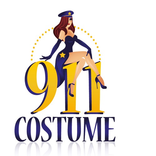 Bold logo for 911 Costume