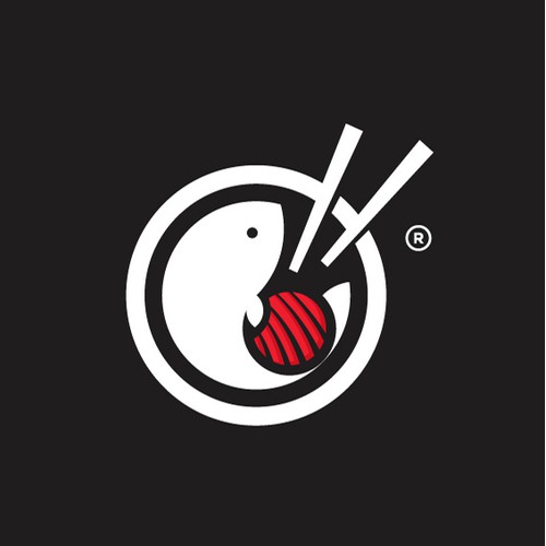 Poke Bowl and Sushi Logo 