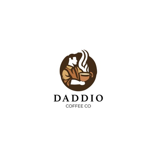 Logo for a coffee brand special for dads