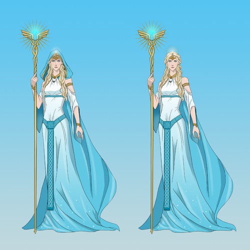 Character Design - Nordic Goddess