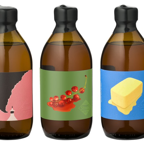 Label design for Norwegian craft distillery