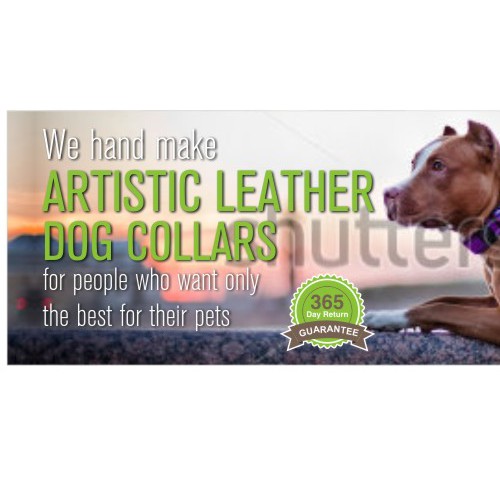 Create a banner ad for a dog loving company