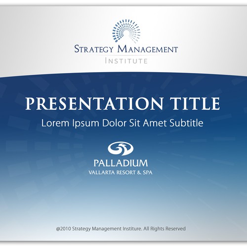 PowerPoint Template Needed for Strategy Training Firm